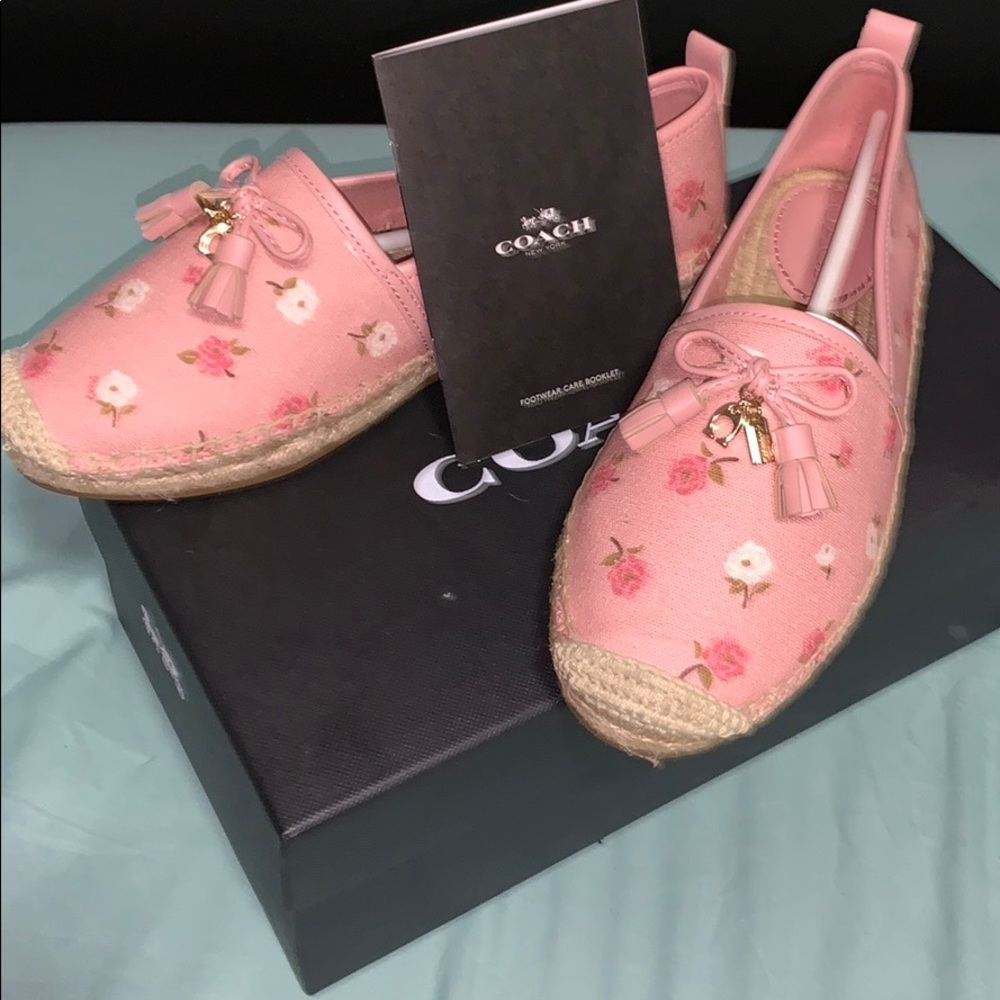 Like NEW Coach Espadrille Shoes - Picture 2 of 3